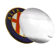 Emblemat silikonowy znaczek 60mm do Alfa Romeo