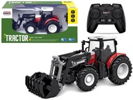 Veľký TRAKTOR na diaľkové ovládanie s RC LYŽICOU LED svetlo Nabíjanie USB