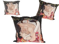 Poduszka z wypełnieniem/suwak - G. Klimt, Rodzina (CARMANI)