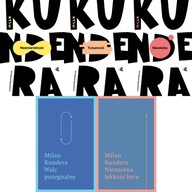 PAKIET 5 X MILAN KUNDERA - WALC + NIEZNOŚNA + NIEŚMIERTELNOŚĆ + TOŻSAMOŚĆ