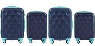 Zestaw małych walizek kabinowych dla dzieci na wakacje kolonie 4 szt WINGS
