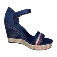 Sandały Tommy Hilfiger Grosgrain High Wedge r.37