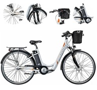 Elektrický mestský bicykel 28 Nexus 3 Pánsky Dámsky posilňovač 10,4 Ah 250 W