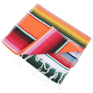 Stylowe meksykańskie dywaniki do biegania na blacie