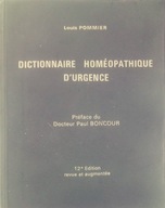 Dictionnaire homeopathique d'urgence Louis Pommier