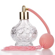 SKLENENÁ FĽAŠA NA MONIQUE PARFUM S PUMPIČKOU – 85 ML!