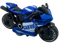 Motor motocykel model figúrka prenasledovateľ s pohonom