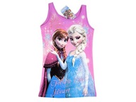 Sukienka DISNEY FROZEN Cudo KRAINA LODU Brokat 128