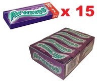 15 X GUMA DO ŻUCIA bez cukru WRIGLEY'S Airwaves Cool Cassis/porzeczka 16,8g