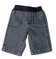 GEORGE spodnie spodenki jeans 50-62 cm 0-2 m-c