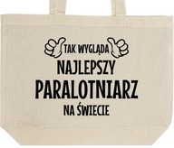 NAJLEPSZY PARALOTNIARZ torba zakupy prezent