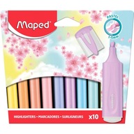 Zakreślacze MAPED Classic New Pastel 10 kolorów