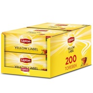 Zestaw herbata czarna ekspresowa Lipton Yellow Label 4x50 torebek 400g