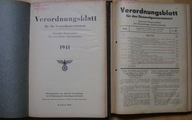 VERORDNUNGSBLATT FUR DAS GENERALGOUVERNEMENT -tom 1-2 -1941 rok