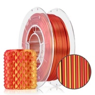 ROSA 3D Filaments PLA Magic Silk 1,75mm Czerwono Złoty Fire 300g