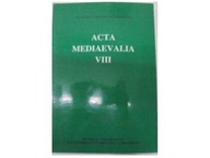Acta Mdiaevalia VIII - innni