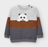 MAYORAL 2344 SWETEREK CHŁOPIĘCY miś panda r.80