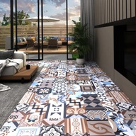 PVC samolepiaci podlahový panel 5,11 m² mono vzor
