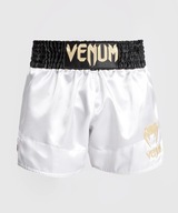 Klasické šortky Venum Muay Thaï White/Black/Gold XXL