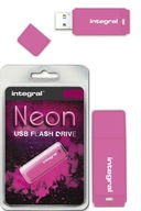 pendrive integral 64gb pink NEON usb 2.0 wyprzedaż