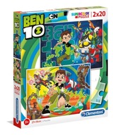 Clementoni Puzzle Ben Ten 2x20 dielikov.