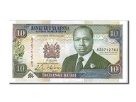 Banknot, Kenia, 10 Shillings, 1993, 1993-07-01, UN