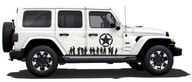 Samolepky na boky modelu JEEP WRANGLER Band of Brothers