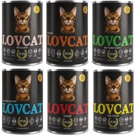 LOVCAT karma mokra dla Kota mix smaków 6x 400g