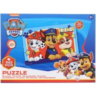 PUZZLE Labková patrola DVOJITÁ POTLAČ 50 DIELIKOV, ZNAČKA 133 DIELIKOV.