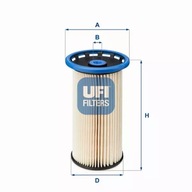 UFI 26.038.00 Palivový filter
