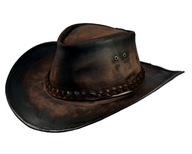 Kožený klobúk Explorer II - pálený bronz