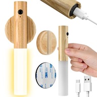 LAMPIČKA LED TEPLÁ LAMPA S NÁSTĚNNÝM SENZOREM POHYBU A MAGNET