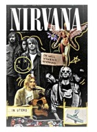 Plagát Nirvana Smiley Kurt Cobain ROCK Retro Vintage 70x50 cm '7