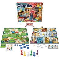 HASBRO Gra Cluedo Junior Plus 2w1 F6419