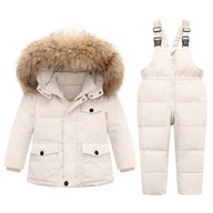 Zahustený bavlnený kabát s fleecovou podšívkou pre bábätká 7H7