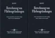 BERECHNUNG VON FLACHENGRUNDUNGEN BAND 1-2 - MANFRED KANY