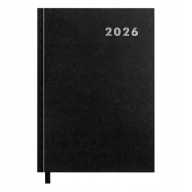 KÖNYVNAPTÁR 2026 A5 NAPI FEKETE HATÁRIDŐNAPLÓ IRODAI RENDSZEREZŐ