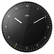 Nástenné hodiny Braun čierna 30cm + 1x AA