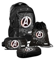 ZESTAW szkolny plecak Marvel Avengers BeUniq 4w1
