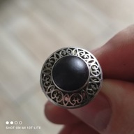 Stary srebrny pierścionek Warmet