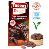 Czekolada gorzka z ziarnami kakao b/c Torras