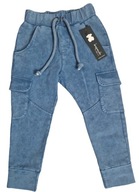 Spodnie dekatyzowane dla chłopca szafir rozmiar 128 DESPACITO