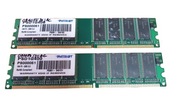 Pam RAM Patriot PSD1G400, DDR, 2 GB (2x1GB), PC3200, 100% sprawna (K)