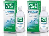 OPTI-FREE PUREMOIST 2X300ML PŁYN DO SOCZEWEK KONTAKTOWYCH+POJEMNIK GRATIS