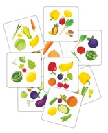 Gra Double "Warzywa i owoce" (31 kart)
