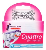 Náplne do strojčekov Wilkinson Sword Quattro 3 ks