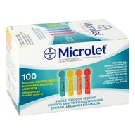 Lancety MICROLET 100 kusů 7xbarva