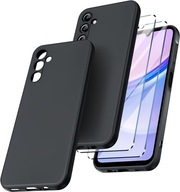 2x SZKŁO + ETUI POKROWIEC MATT CASE DO SAMSUNG GALAXY A15 5G | A15 4G