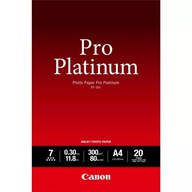 Papier fotograficzny A4 BŁYSK Canon PT-101 Pro Platinum 20 arkuszy
