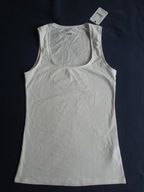 TEZENIS bluzka koszulka top biały basic 36 38